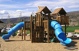 Wooden Playground Structure